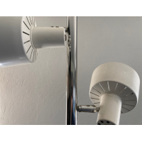 Paal klemlamp met 3 spotjes